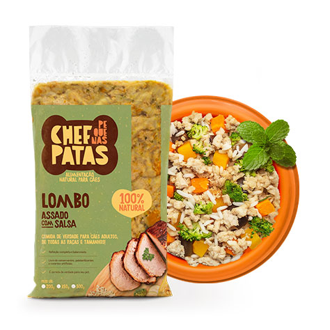 Lombo Assado com Salsa