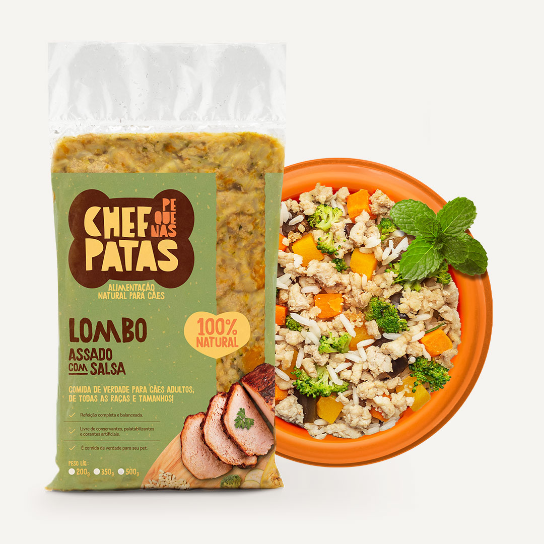 Lombo Assado com Salsa