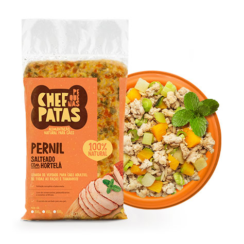 Pernil Salteado com Hortelã